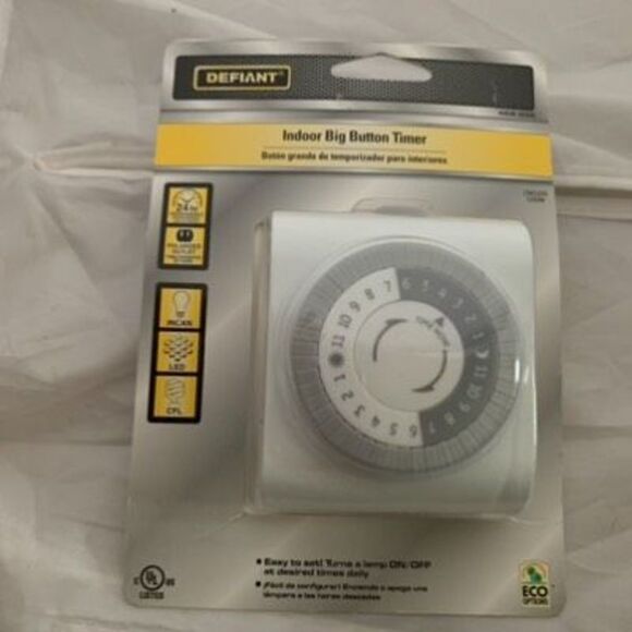 Defiant Indoor Big Button Timer *New* - Picture 1 of 6